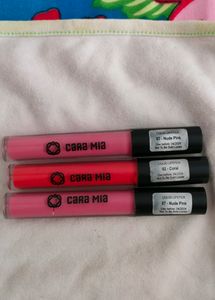 Cara Mia 3 Pc Liquid Lipstick