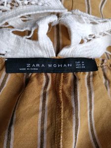 Zara Stripped Lace Top