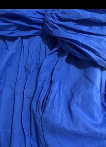 Poplin  blue dress