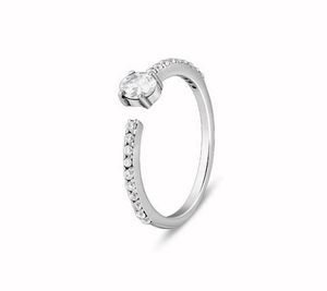 Real 925 Silver Oxidised Diamond Toe Rings