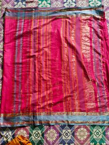 Set of 2 Vintage Silk Sarees