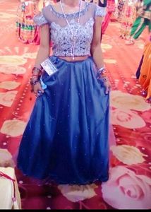 Grey Lehenga Choli Set