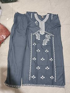 Elegant Embroidered Kurta Set