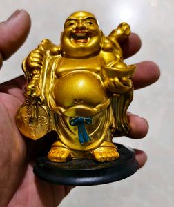 Laughing Buddha Statue Golden