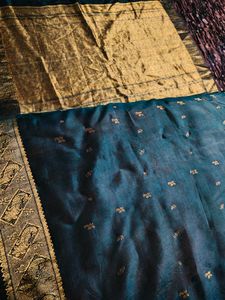 pure silk double tone kanjeevaram saree