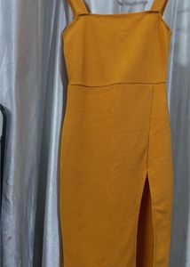 Mustard Midi Dress