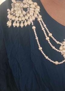 Elegant gorgeous Blue Kaftan Dress