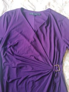 Purple Wrap Dress