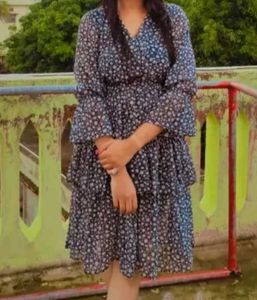 Floral Print Mini Dress