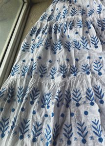 Long Embroidered Skirt