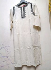WINERED khadi Cotton Kurta Set With Dupatta