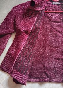 Maroon Sweater For Women