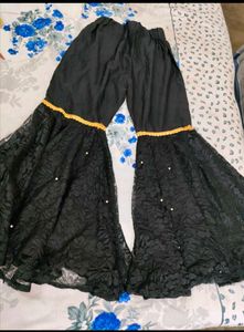 Designer Short Kurti With Sharara....