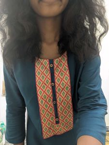 Blue Turquoise Color Kurta