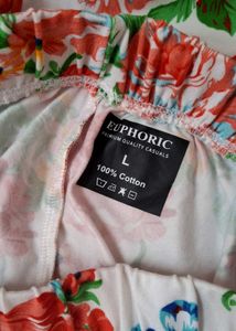 Floral Print Lounge Pants