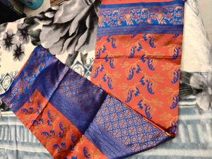Dual-Tone Art Silk Saree