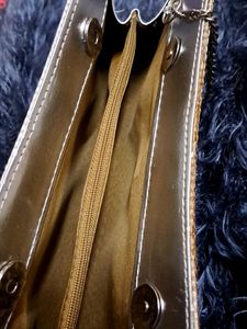 Shiny Clutch With Sling👝