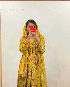 Floral Print Kurta Set