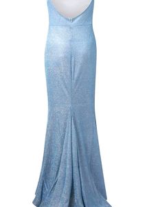 Urbanic Women Gown Light Blue Dress