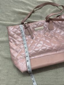 Pink Quilted Handbag
