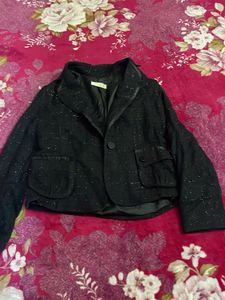 Black Cropped Jacket