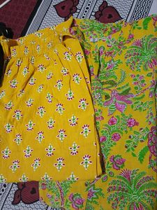 Floral Print Kurta