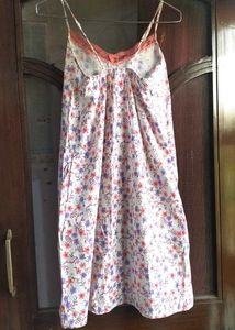 Cotton Floral Night Dress