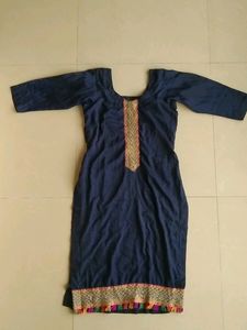 Navy Blue Kurti Size:-Medium