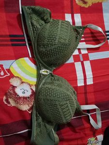 Olive Green Bra