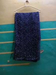 Stylish Blue Saree