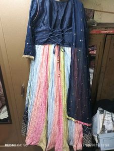 Colorful Embroidered Lehenga Choli Set