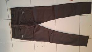 Men's Brown Jeans Pants