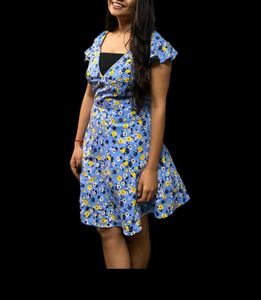 Cutest😍Floral Print Mini Dress