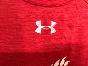 Under Armour Red Long Sleeve T Shirt