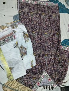 Elegant Floral Print Kurta Set