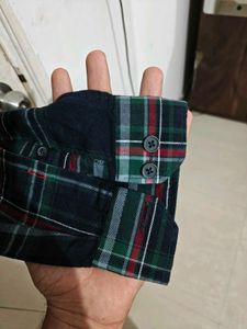 Plaid Long Sleeve Button-Down Shirt