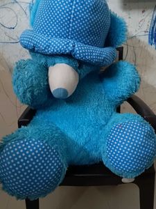 Blue Polka Dot Teddy Bear