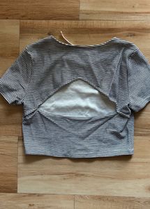 M&amp;S Crop Top With Cutout Detail