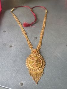 Gold Polish Jwellery Long Mangalsutra Garanty Val