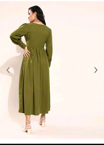 Olive Green Dress