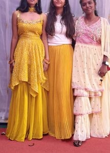 Haldi Sharara Set