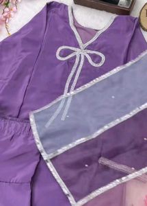Bow Farshi Kurta Set For Women