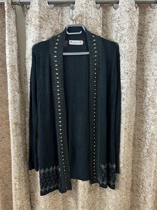 Brand New Studded Black Cardigan