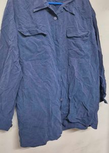 Partners Silk Button-Up Shirt - Size M