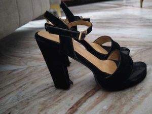 Black Heels - Size 4