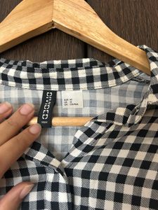 Gingham Cutout Mini Dress