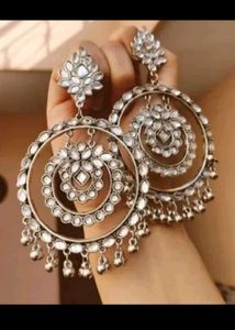Heavy 2jhumka Set