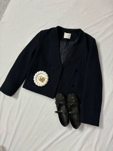 Elegant Navy Blue Jacket