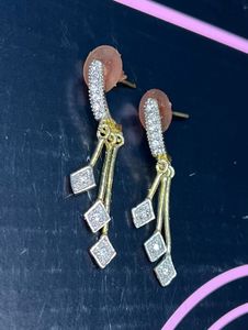 Sparkling Gold-Tone Earring Combo (Set of 3) – Pea