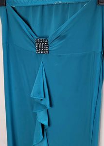 FEROZA BLUE TUBE DRESS CUM SKIRT